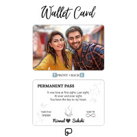 Couple Love Pass Wallet Card