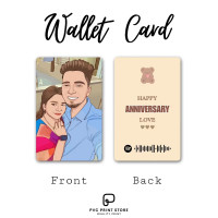 Happy Anniversary Wallet Card